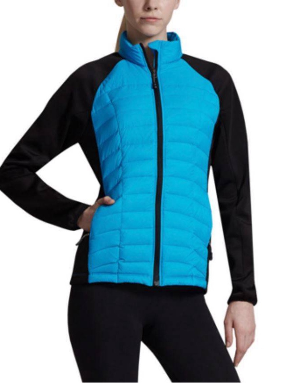 32 Degrees Heat Blue Quilted Puffer Jacket Softshell Athletic Women XXL / TTG⁠